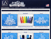 Tablet Screenshot of lacontainer.com